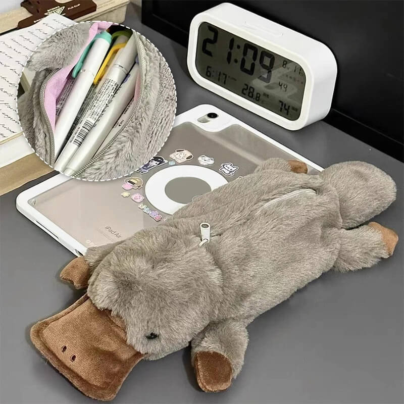 Cute Platypus Plush Pencil Pouch Cosmetic Bag