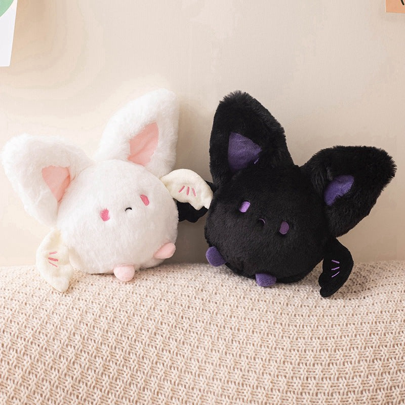 Black And White Cute Round Bat Stuffed Toy – Gaopeng Toy