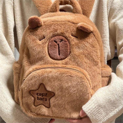 Capybara Plush Pack Bag