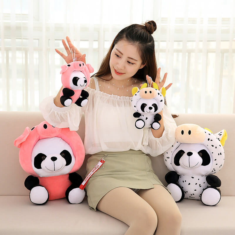 Simulation Zodiac National Treasure Panda Dolls