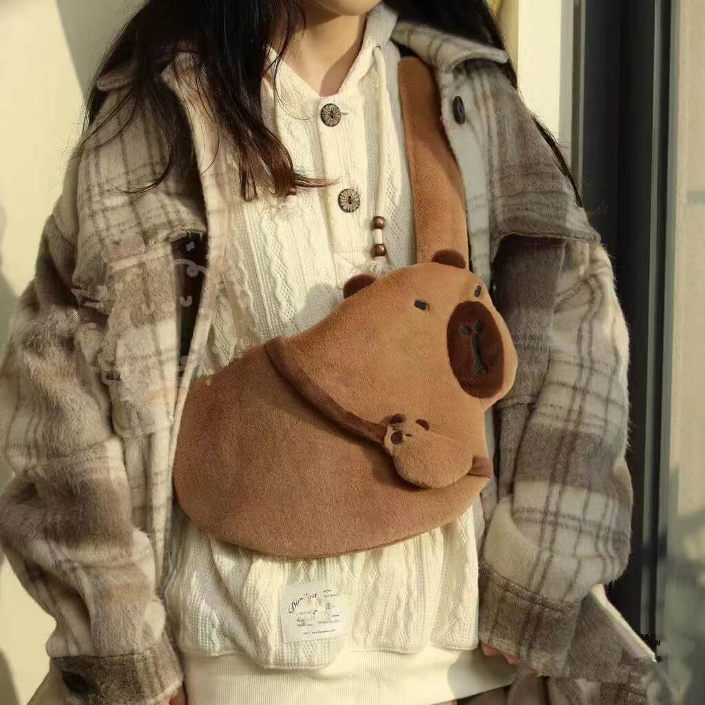 Cute Quirky Kapybara Chest Bag