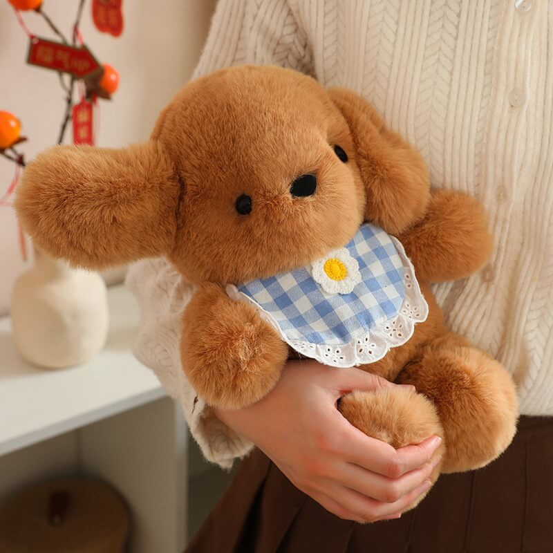 Cute  Puppy Bib Dog Plush Toy