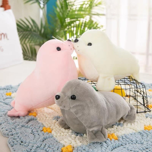 30cm Polar Ocean Underwater World Simulation Seal Sea Lion Dolls