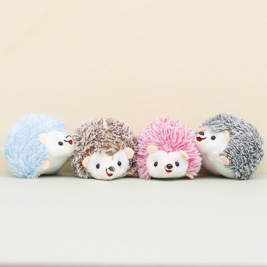 Cartoon Hedgehog Pendant Plush Keychain