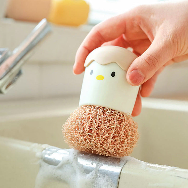 Egg Shell Nanoribbon Handle Cleaning Brush