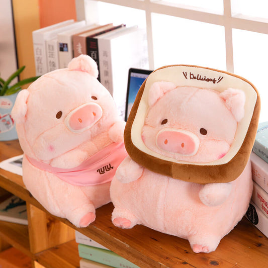 Cute Toast Soft Plush Piggy Dolls