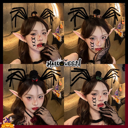 Halloween Spooky Plush Spider Hairband