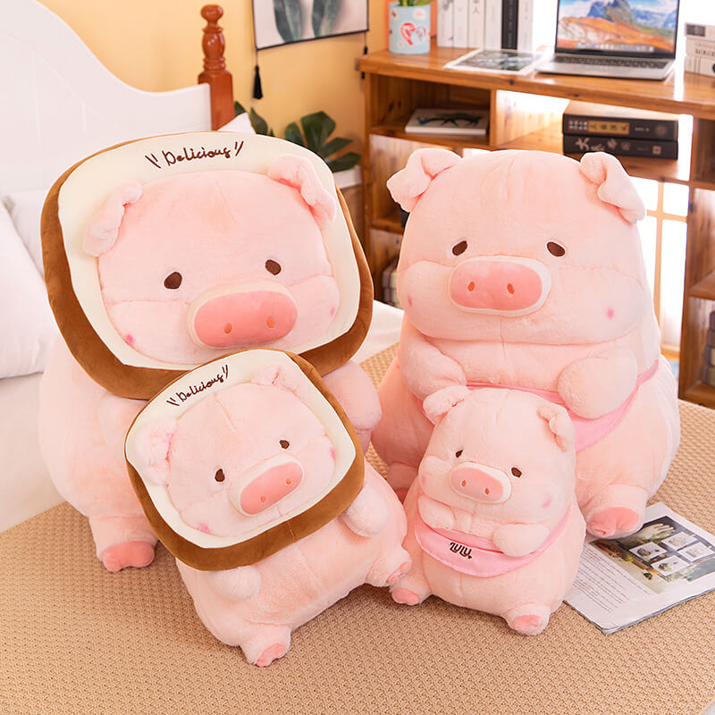 Cute Toast Soft Plush Piggy Dolls