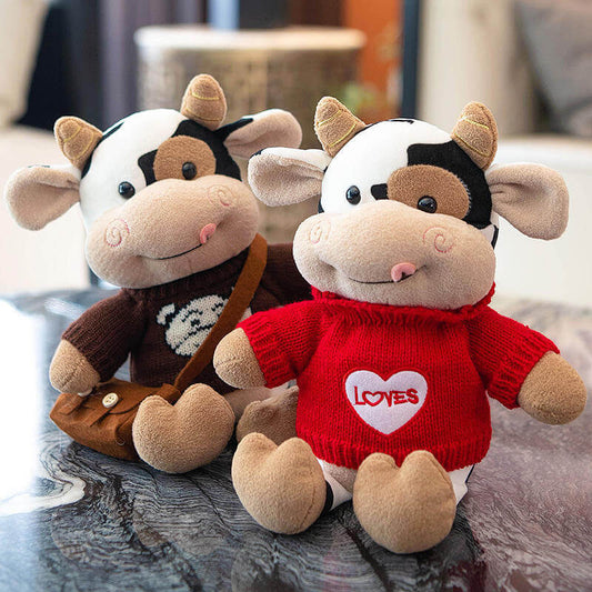 Cute Cow Doll Zodiac Doll Plush Toys