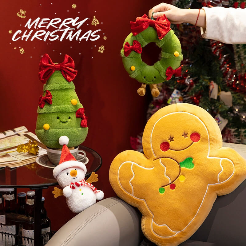 Christmas Doll Gingerbread Man Decoration Doll