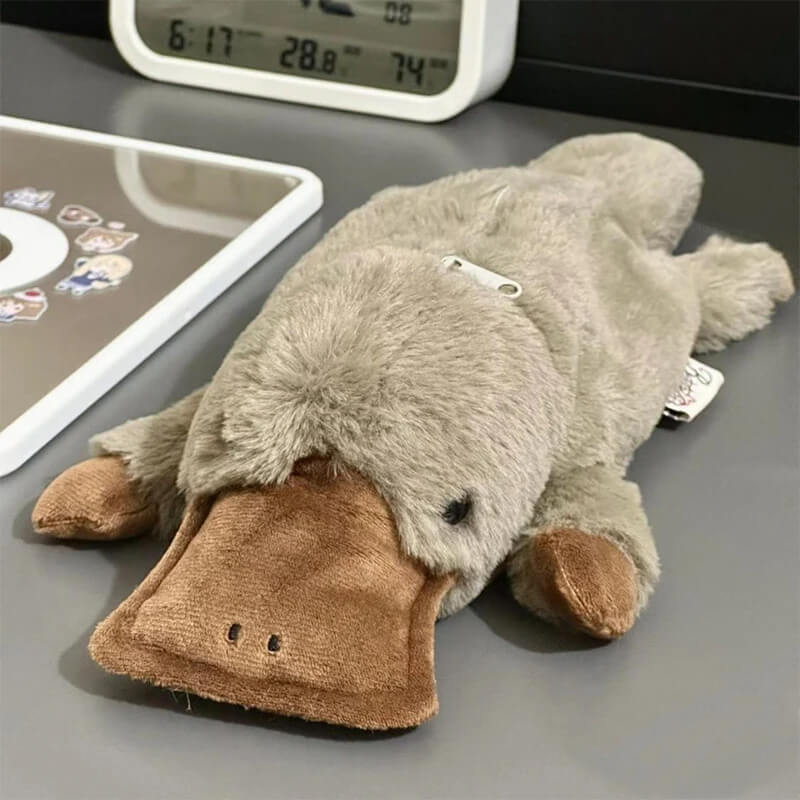 Cute Platypus Plush Pencil Pouch Cosmetic Bag