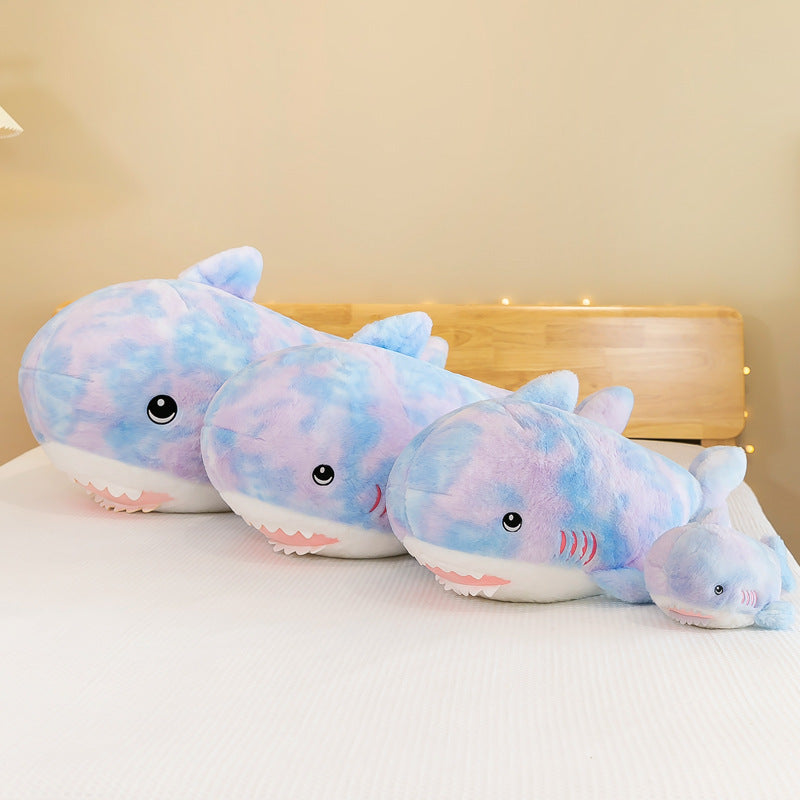 Camouflage Tie-Dye Shark Plush Toy