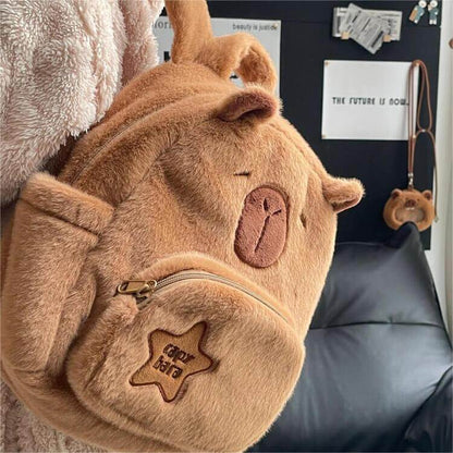 Capybara Plush Pack Bag