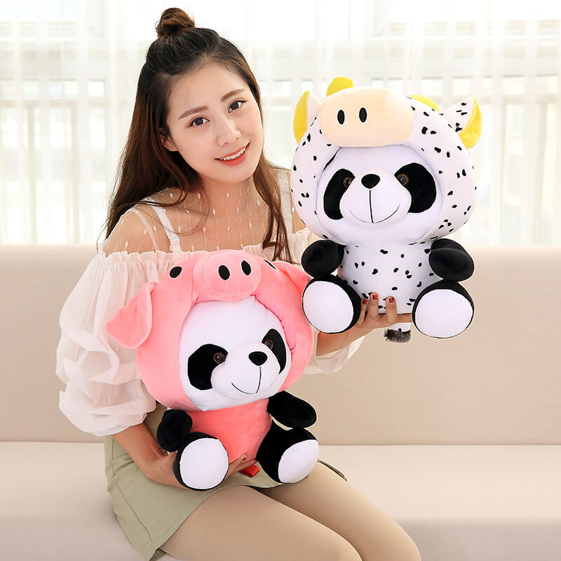 Simulation Zodiac National Treasure Panda Dolls