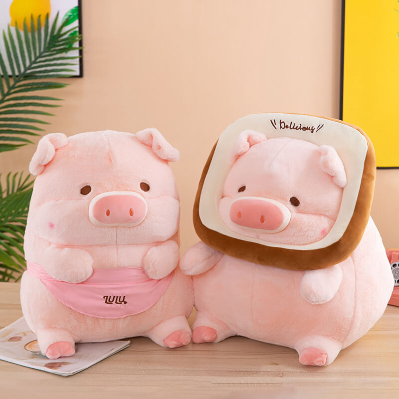 Cute Toast Soft Plush Piggy Dolls