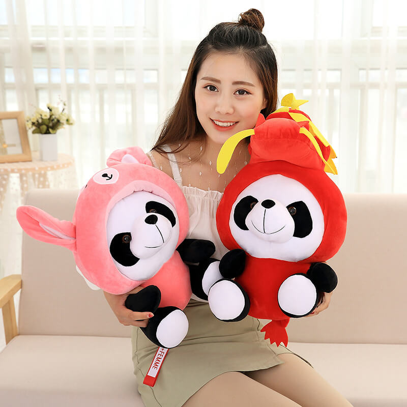 Simulation Zodiac National Treasure Panda Dolls