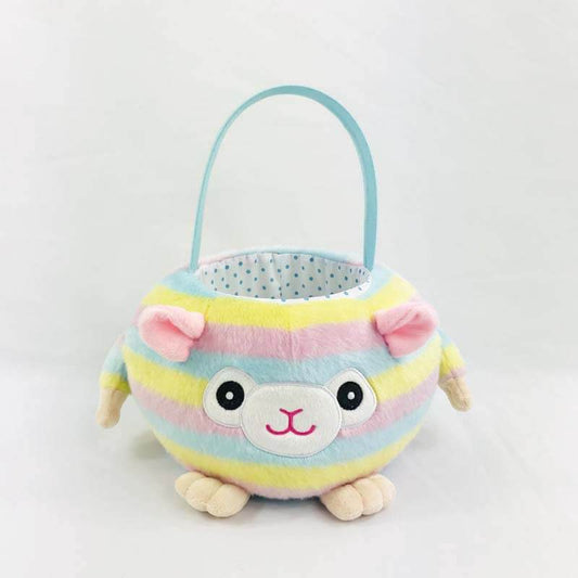 Easter Animal Basket Plush Halloween Candy Basket Cartoon Children's Gifts