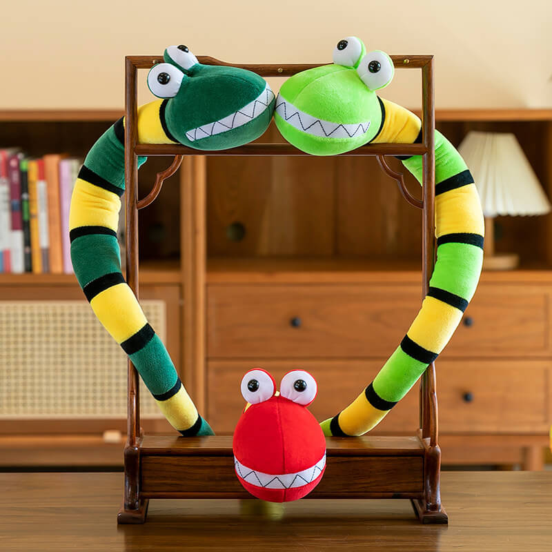 Year Of The Snake Mascot Cartoon Plush Dolls