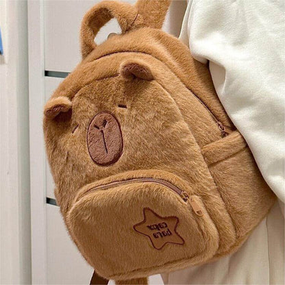 Capybara Plush Pack Bag