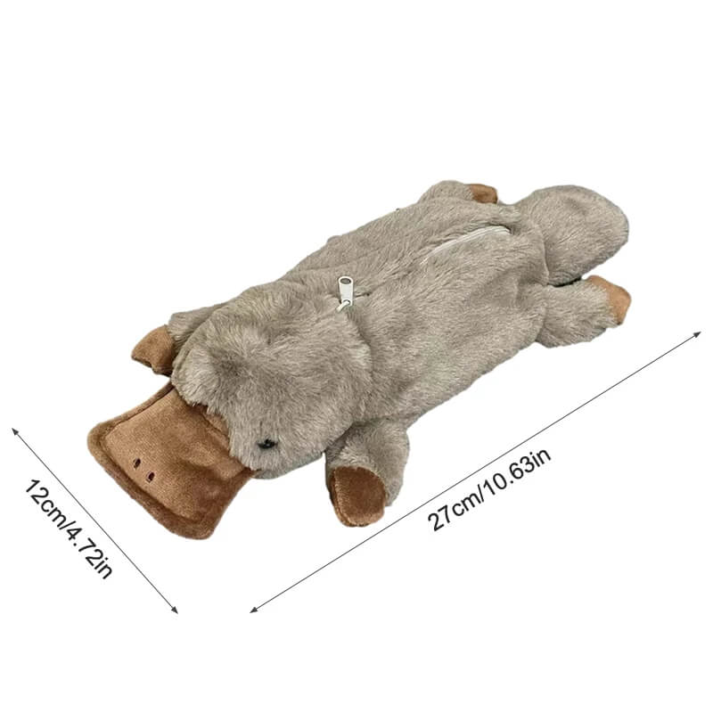 Cute Platypus Plush Pencil Pouch Cosmetic Bag