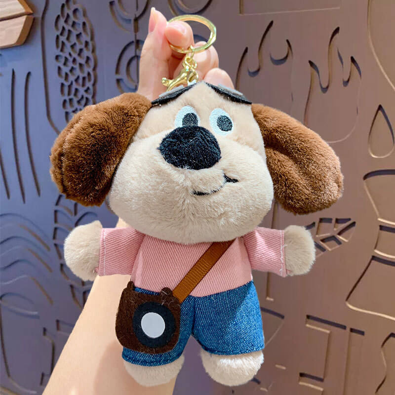 Cute Cartoon Crossbody Puppy Doll Keychain