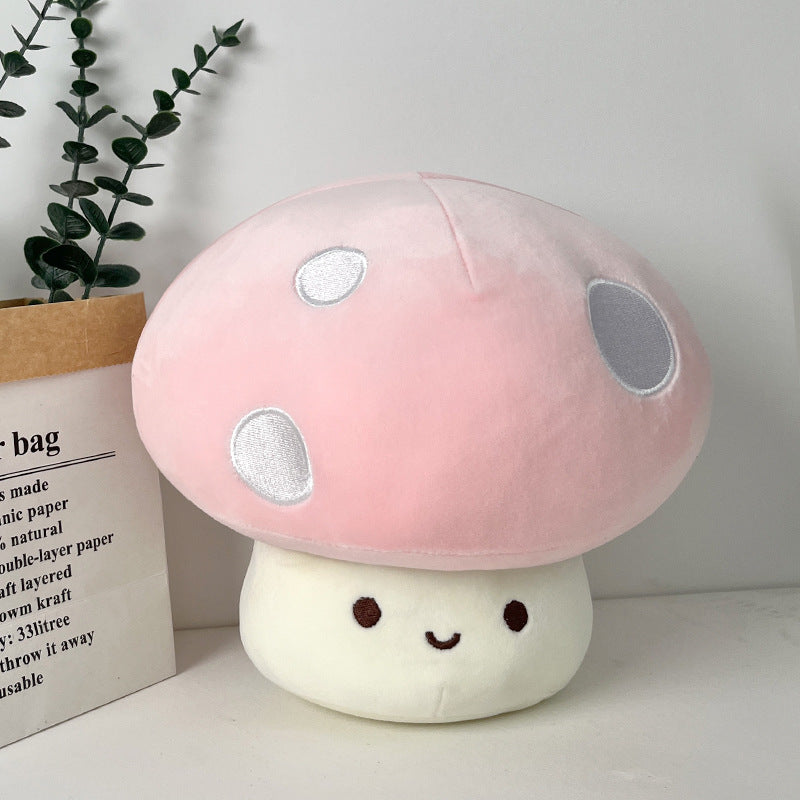 Colorful Mushroom Pillow Plush Toy