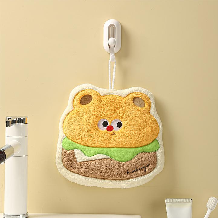 Cartoon Cute Food Kitchen Hanging Absorbent Quick Dry Hand Towel