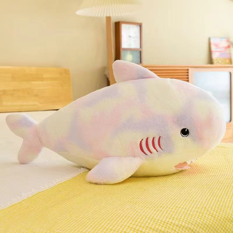 Camouflage Tie-Dye Shark Plush Toy