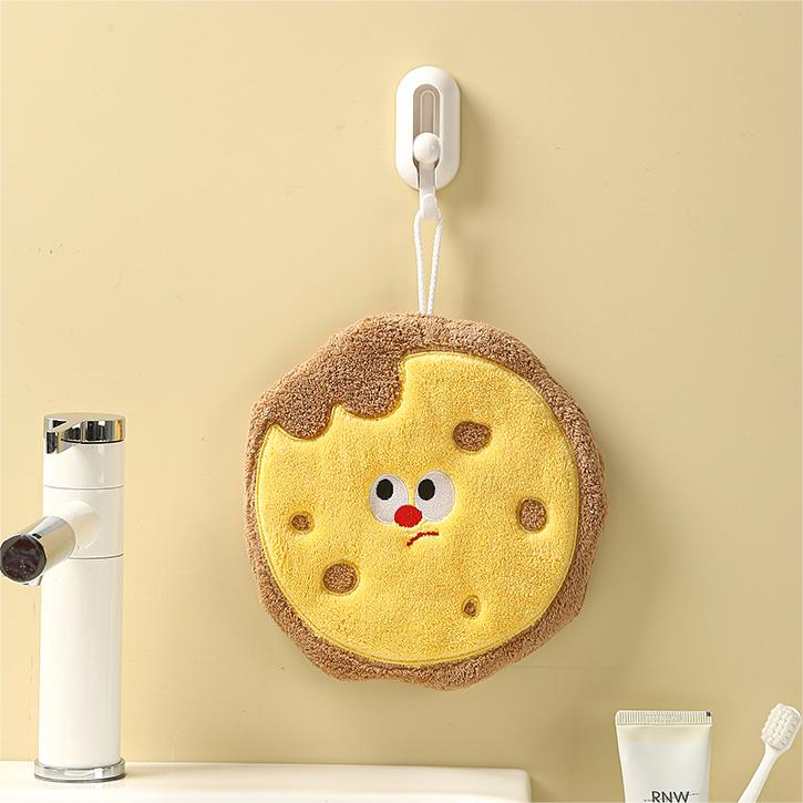 Cartoon Cute Food Kitchen Hanging Absorbent Quick Dry Hand Towel