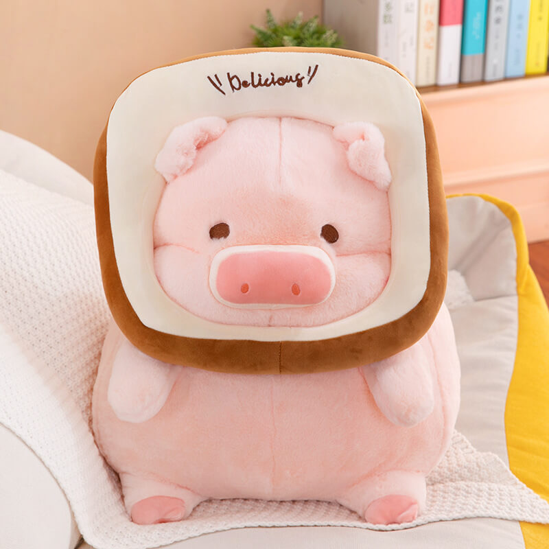 Cute Toast Soft Plush Piggy Dolls