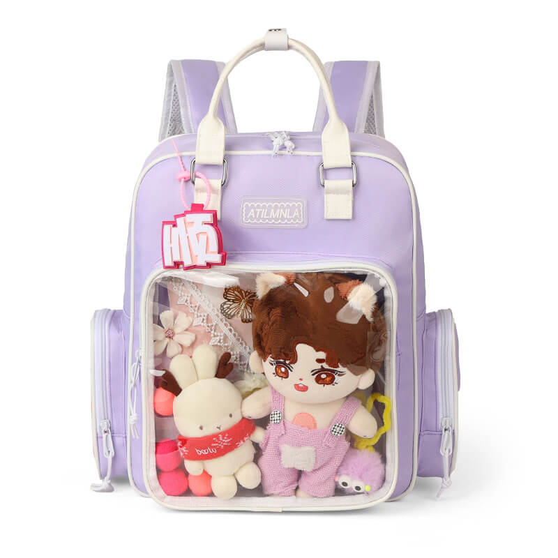 Ins 20cm Doll Bag Transparent Barring Pain Bag