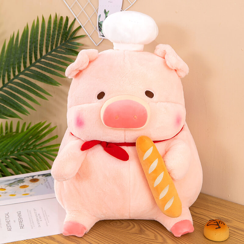 Cute Toast Soft Plush Piggy Dolls