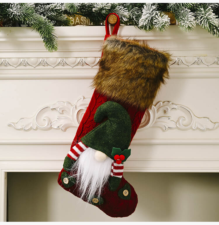 Christmas Decoration Faceless Doll Gift Stocking