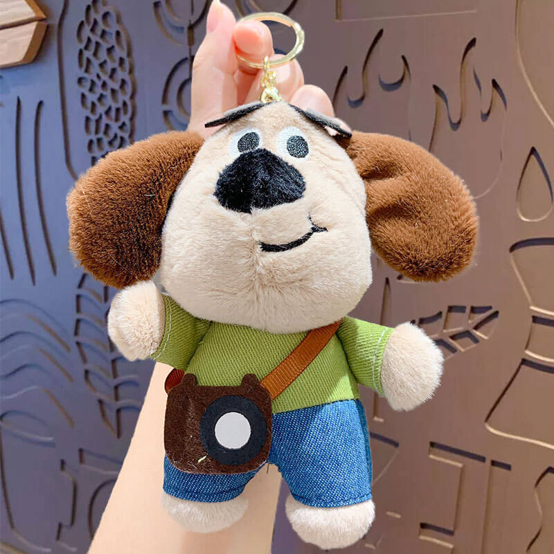 Cute Cartoon Crossbody Puppy Doll Keychain