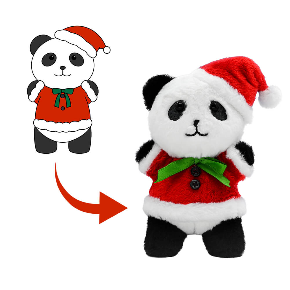 Christmas plush keychain