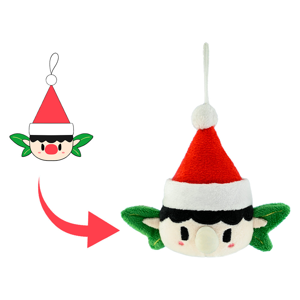 Christmas Stress Relief Bubble Blowing Doll Pendant