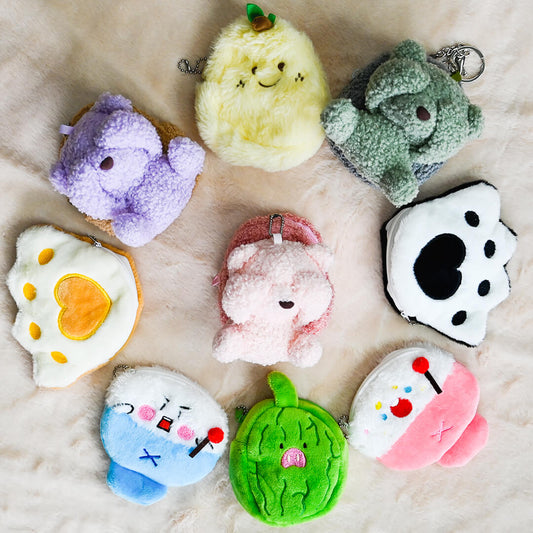 Clearance - Cute Plush Animal Vegetable Coin Purse(No Much Stock)