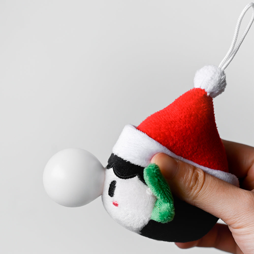 Christmas Stress Relief Bubble Blowing Doll Pendant