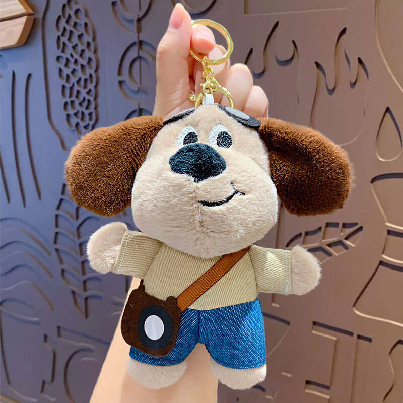 Cute Cartoon Crossbody Puppy Doll Keychain