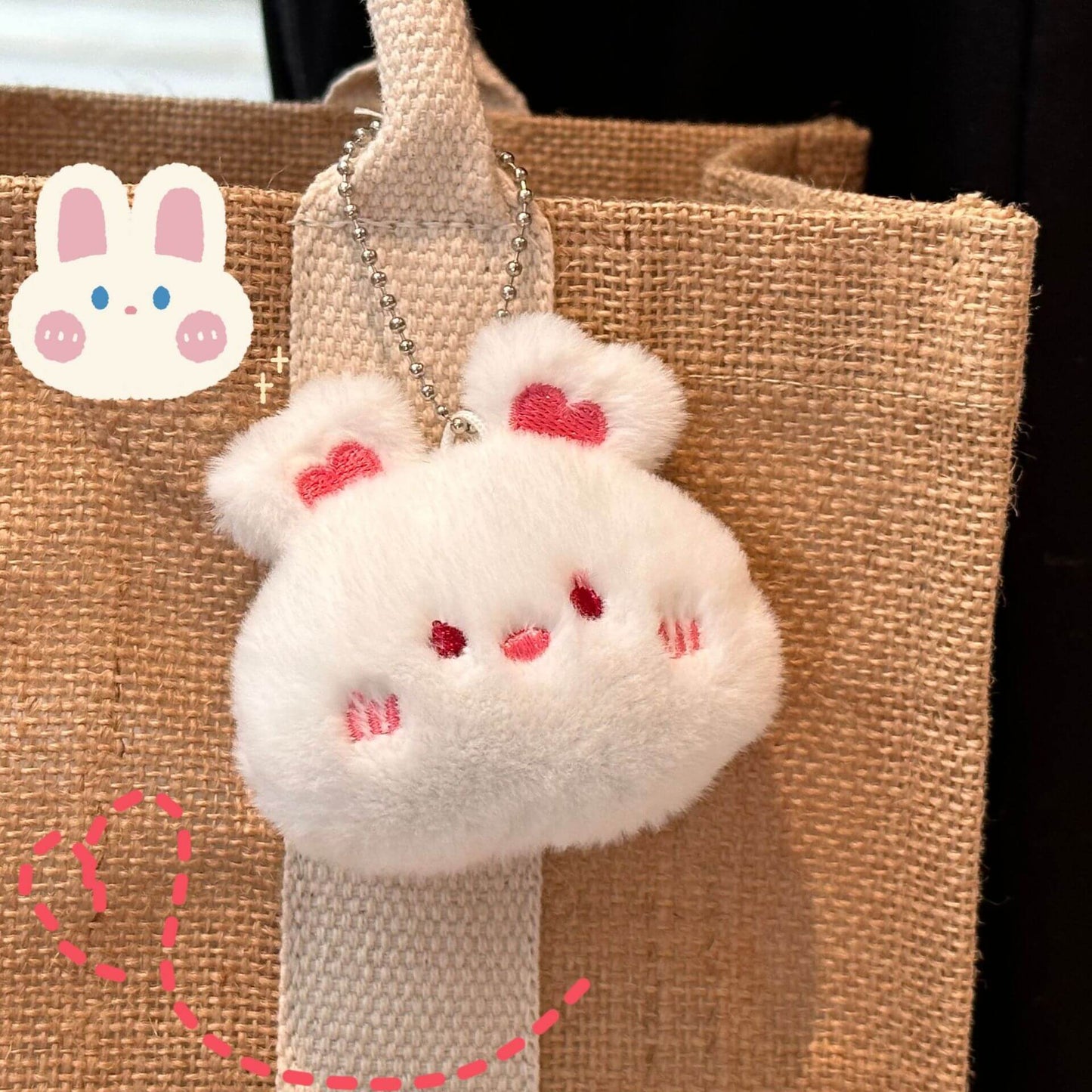 Squeezy Critter Mini Plush Keychain