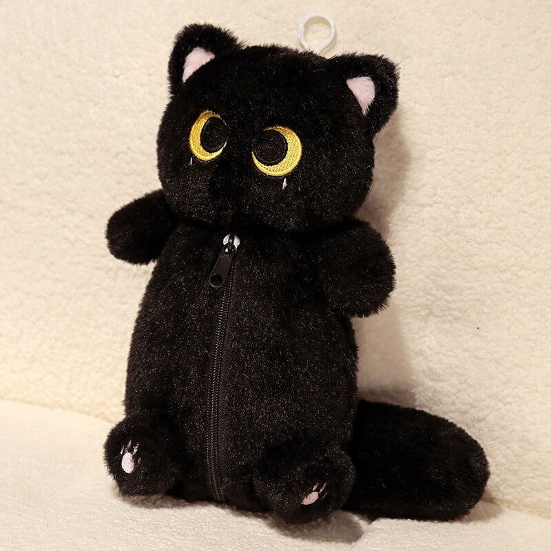 Healing Plush Cat Pencil Pouch