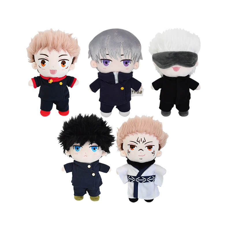 Offical Jujutsu Kaisen Ryomen Sukuna Yuji Itadori 20CM Dress Up Cotton Dolls