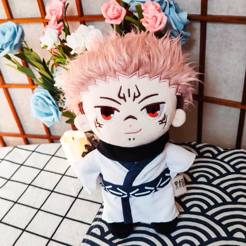 Offical Jujutsu Kaisen Ryomen Sukuna Yuji Itadori 20CM Dress Up Cotton Dolls