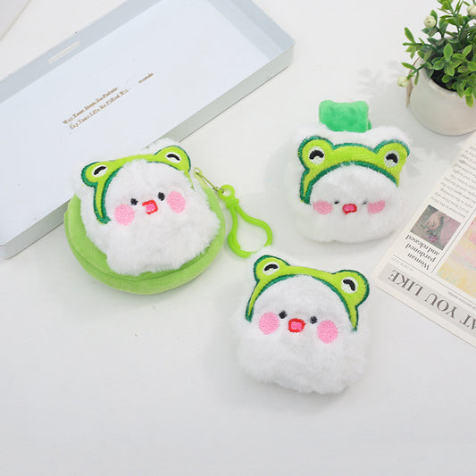 Frog Hyaluronic Acid Duck Plush Doll Brooch