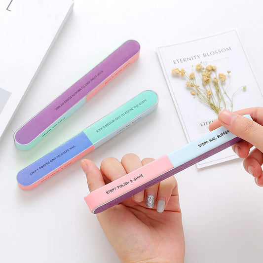 Abrasive Strips 6-Sided Polished Nail File