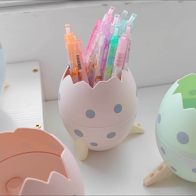 Cute Dinosaur Egg Pencil Holder