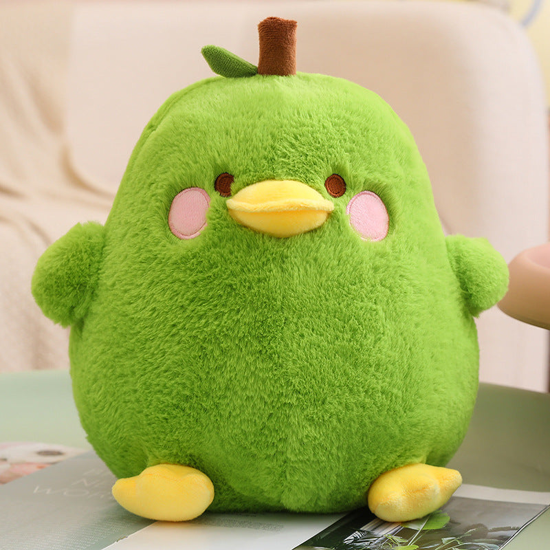 Cute Fat Duck Fruit Pear Shaped Stuffed Animal