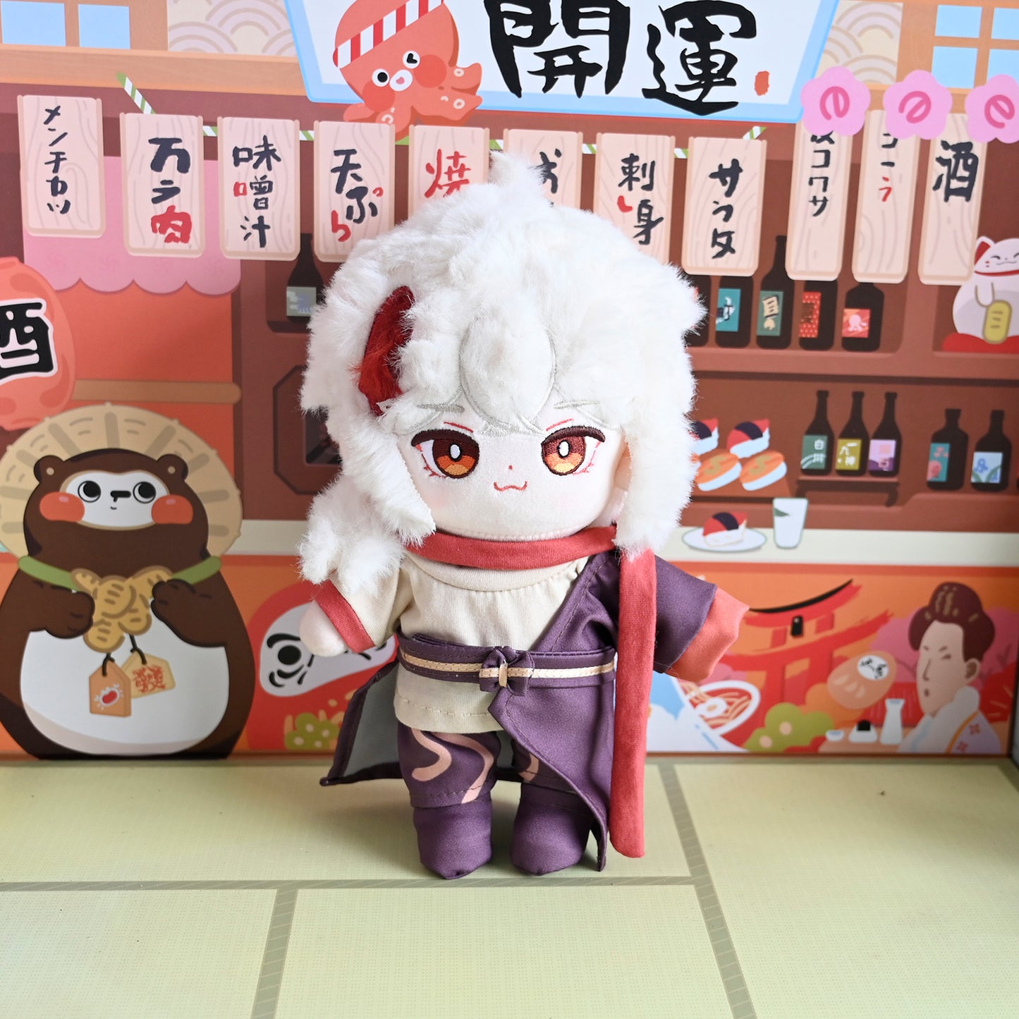 20cm【Genshin Impact】 Kazuha Plush Doll，free shipping