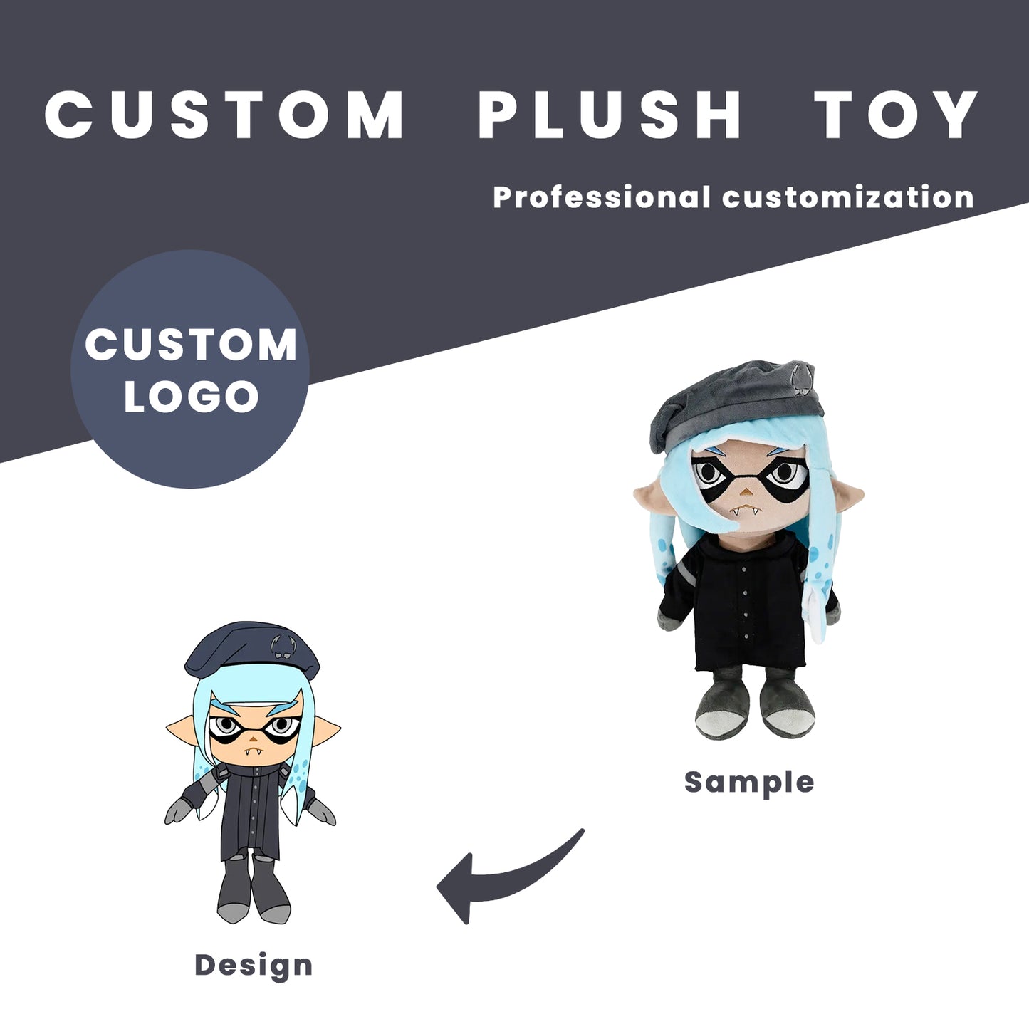 Custom Lovely Stand Up Kpop/Idol/Anime/Game/OC Charcter Plush Dolls