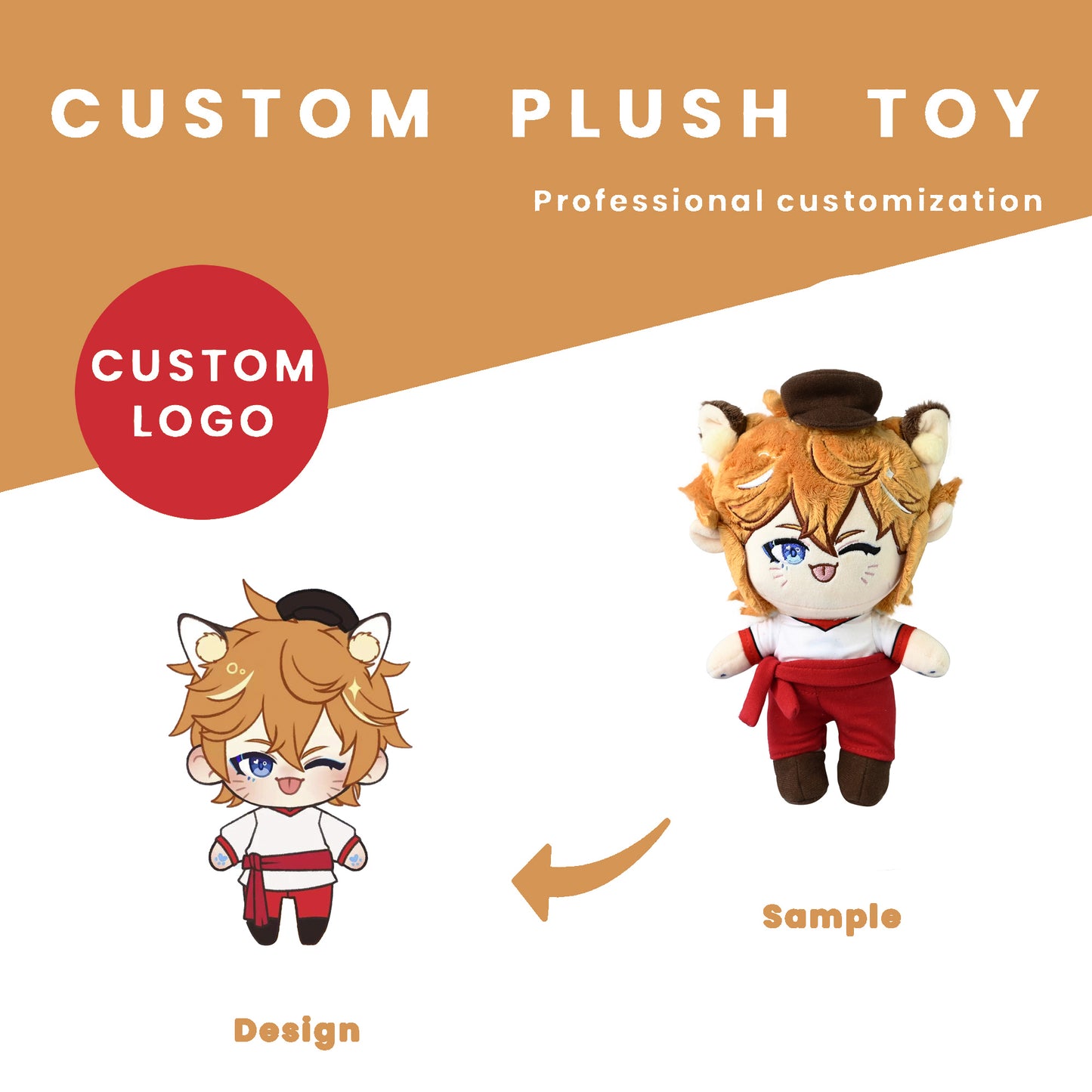 Custom Lovely Stand Up Kpop/Idol/Anime/Game/OC Charcter Plush Dolls